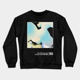 Clouds Taste Metallic / Minimal Style Graphic Artwork Design Crewneck Sweatshirt